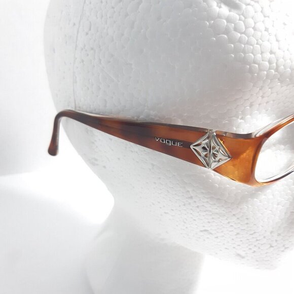 Vogue Eyeglasses Frames VO 2504 1471 Tortoise Rectangular Full Rim 49-15-130 - Picture 4 of 8